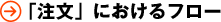 「注文」におけるフロー